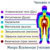 Smalkie ķermeņi un cilvēka ķermenis 7 astrālie ķermeņi